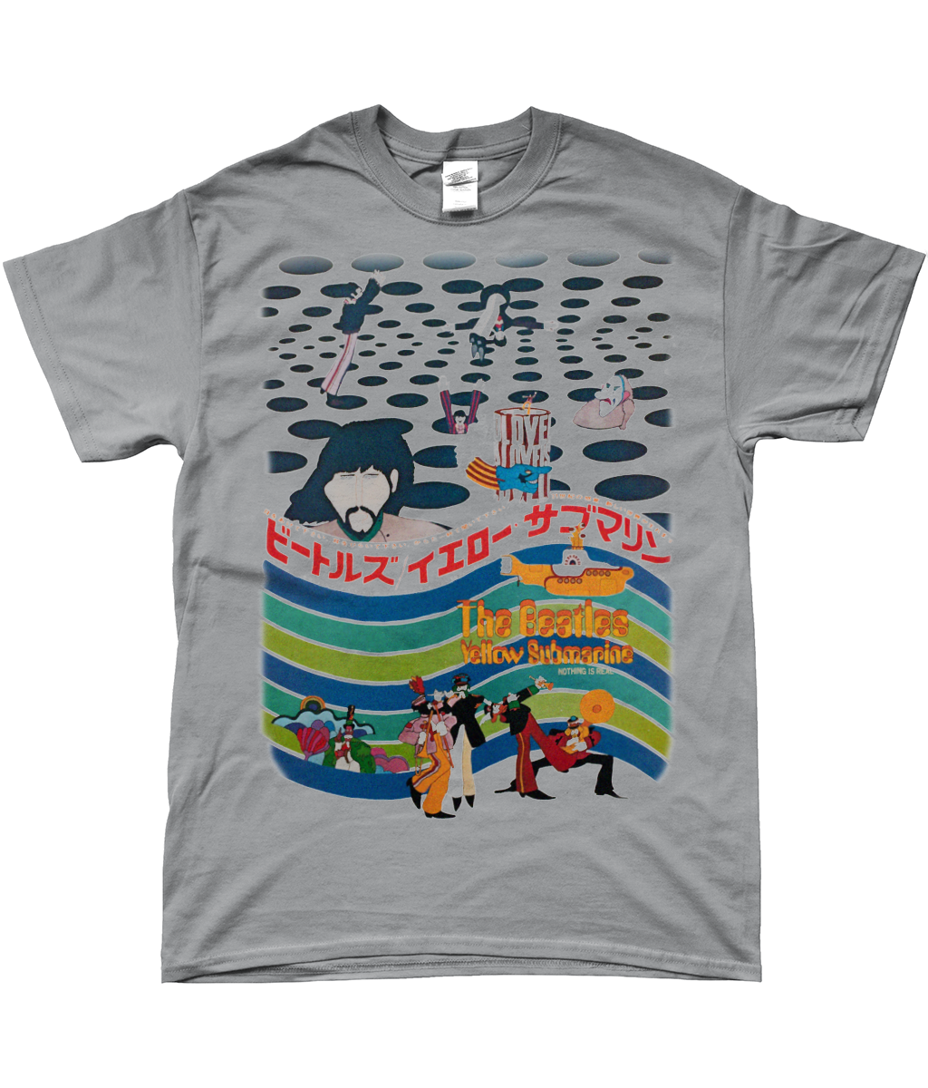 The beatles yellow submarine japanese film poster t-shirt