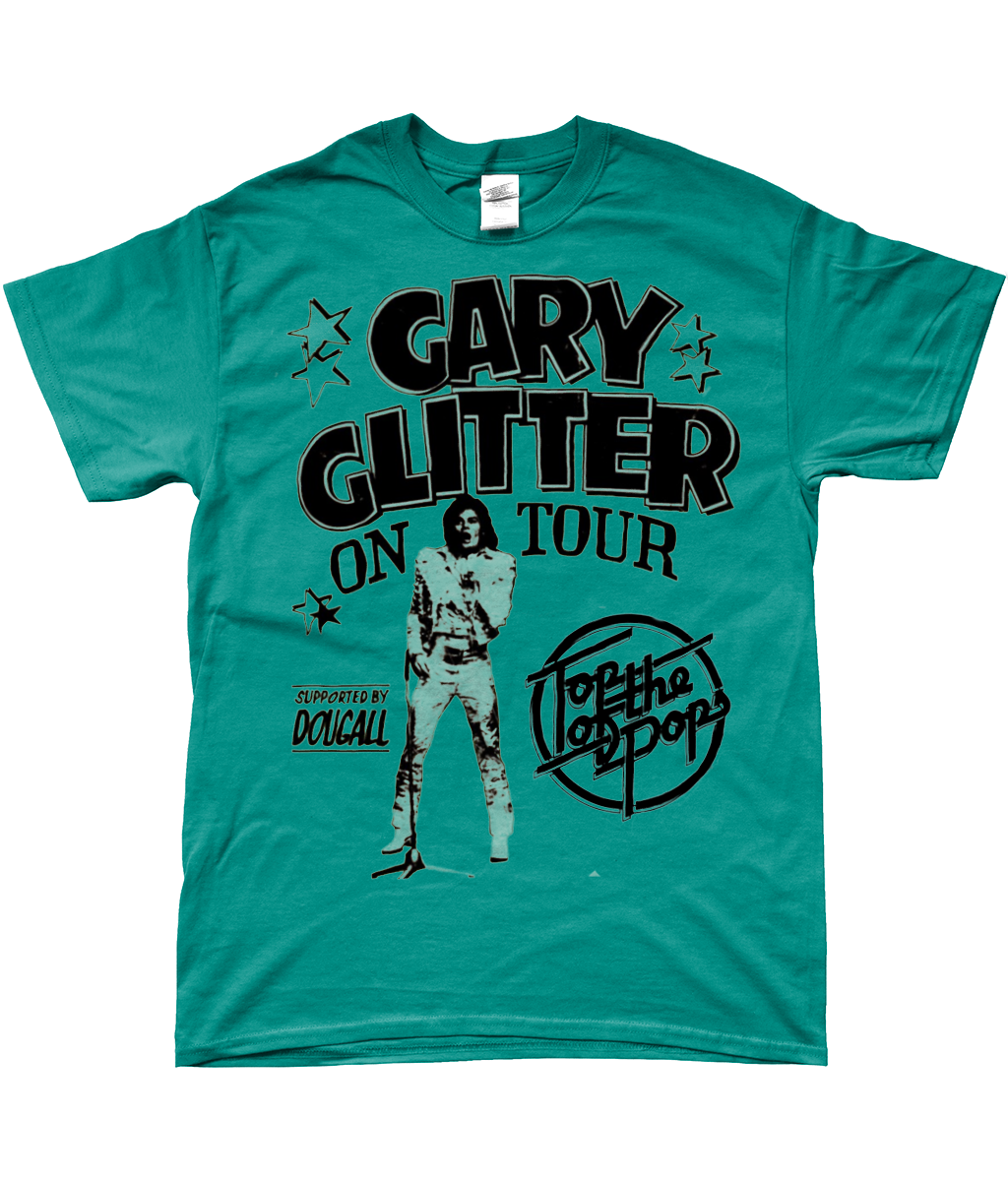 Gary Gllitter on tour t-shirt