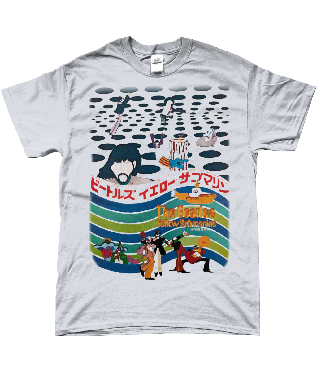 The beatles yellow submarine japanese film poster t-shirt
