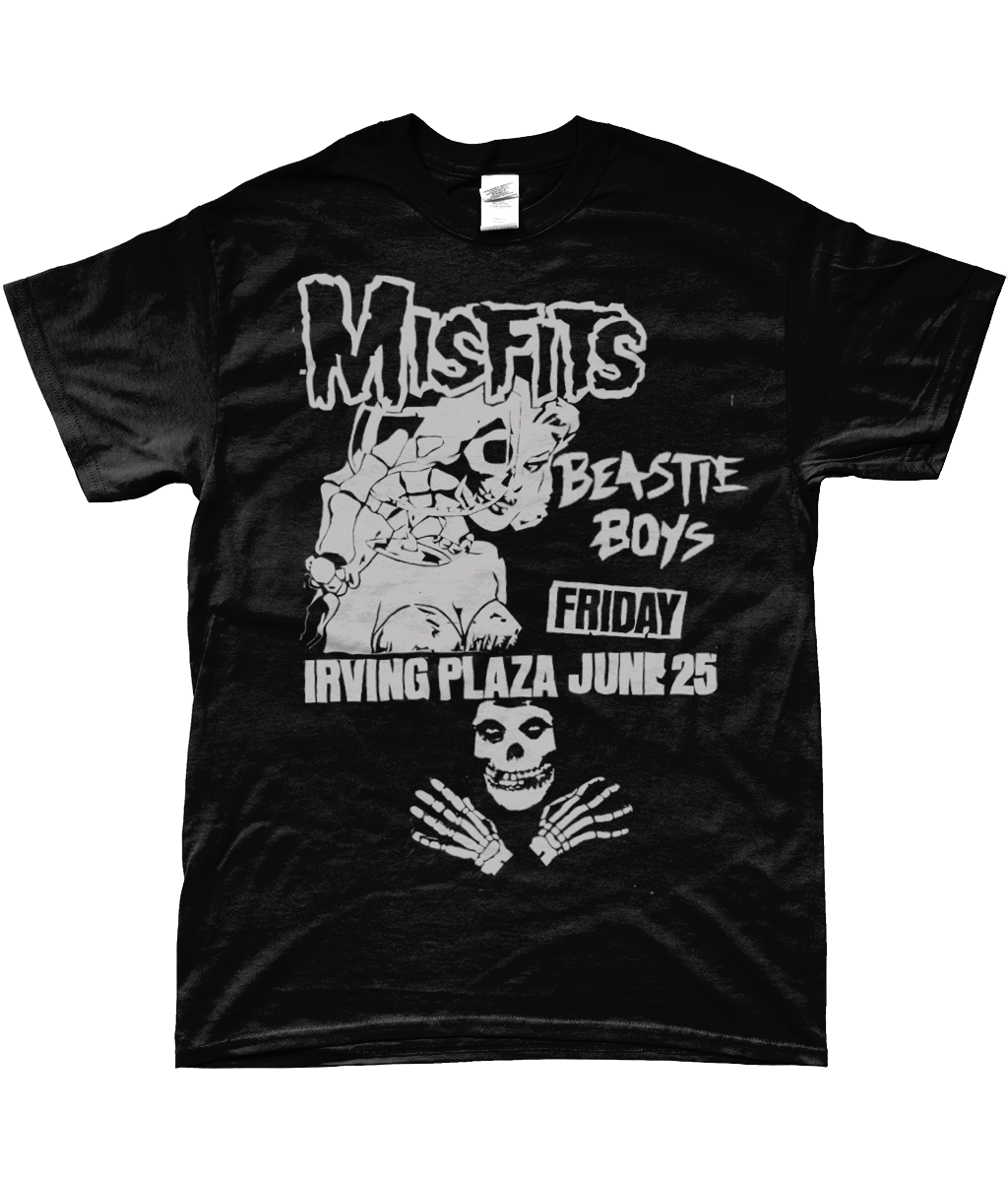 MISFITS AND BEASTIE boys concert t-shirt