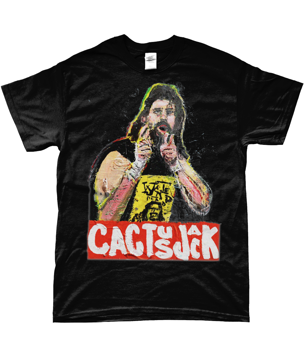 cactus jack t-shirt BANG BANG wwf wcw