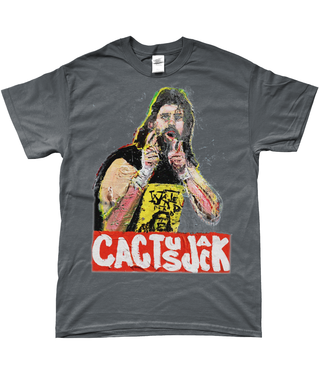 cactus jack t-shirt BANG BANG wwf wcw