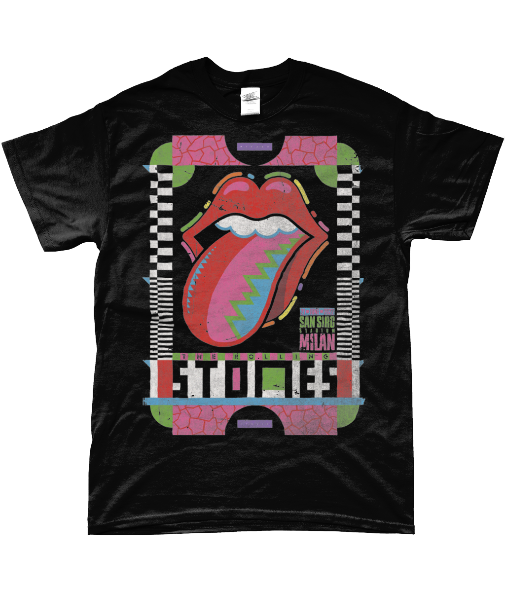 Rolling stones live in milan t-shirt