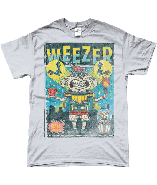 weezer live at maddison square garden NY t-shirt