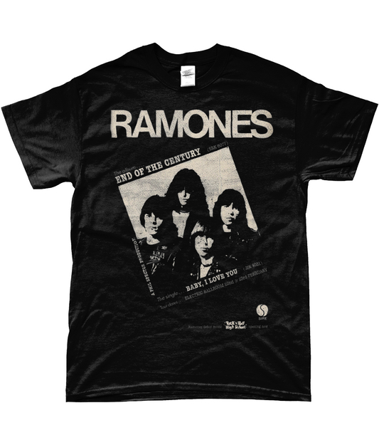 Ramones End of the century NME advertisment T-shirt