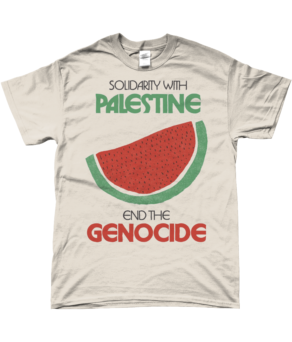 solidarity with palestine t-shirt , all profits going to map.org.uk