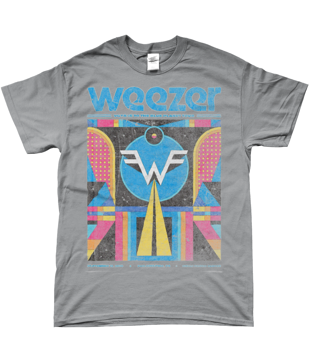 weezer blue planet tour t-shirt