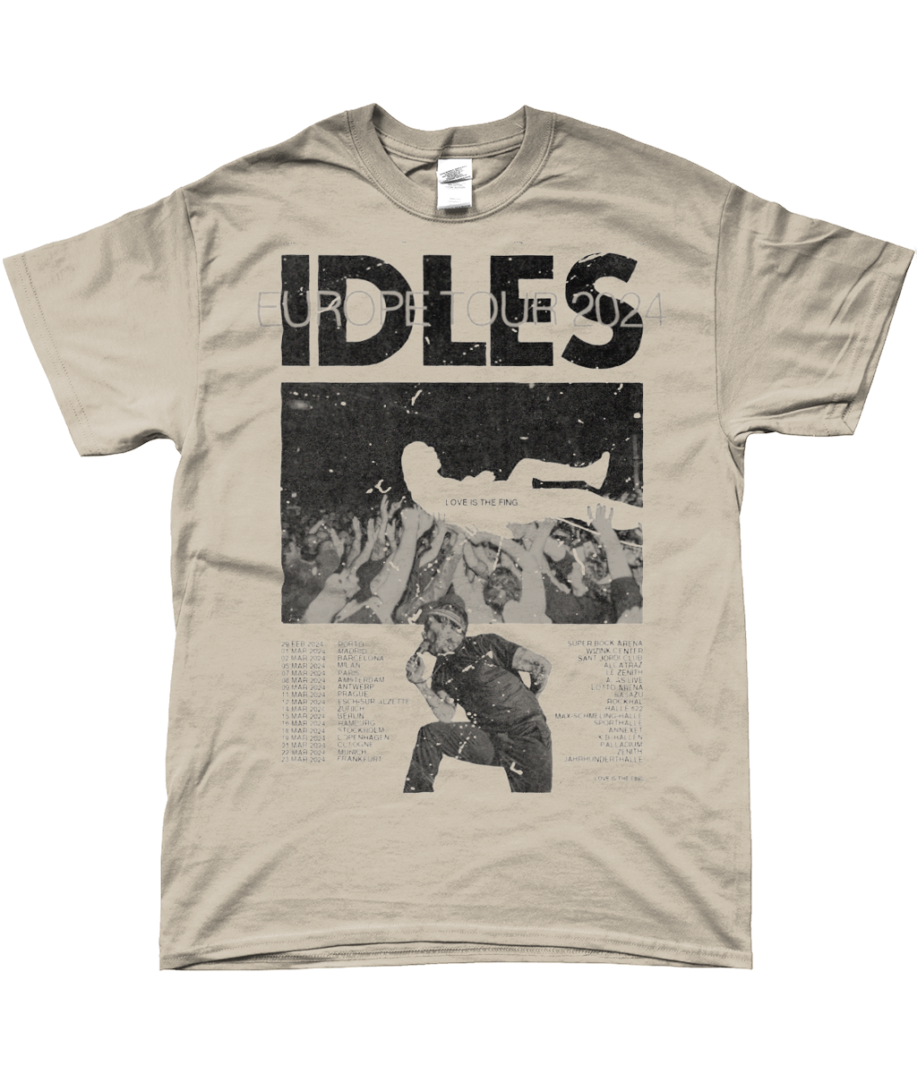 idles europe tour 2024 t-shirt