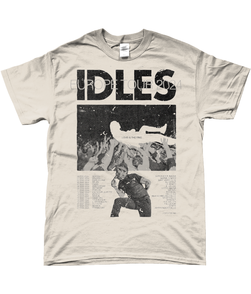 idles europe tour 2024 t-shirt