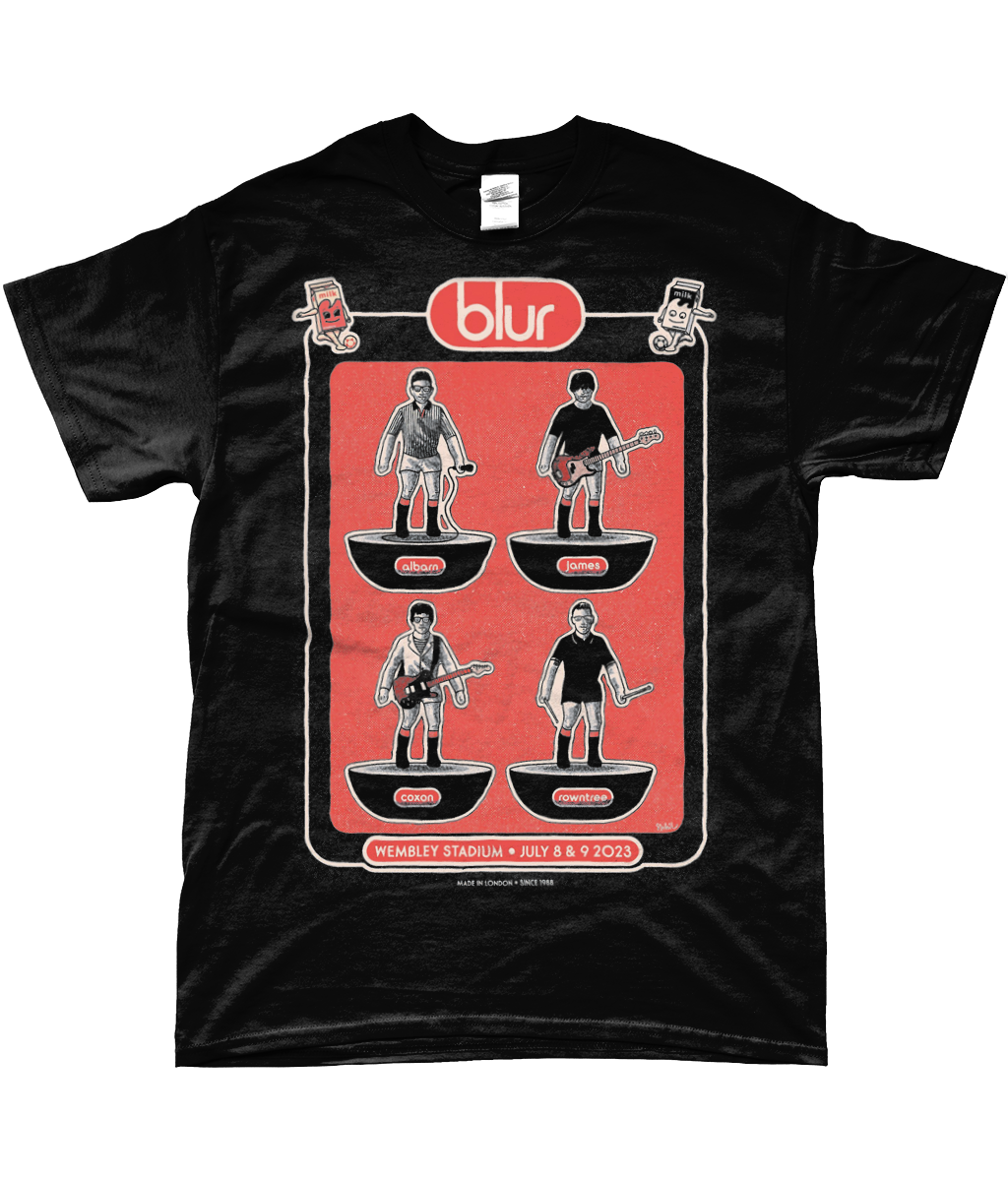 blur live t wembley stadium 2023 t-shirt