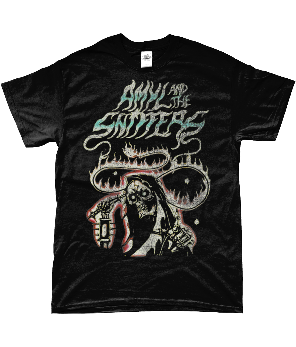 amyl and the sniffers black t-shirt