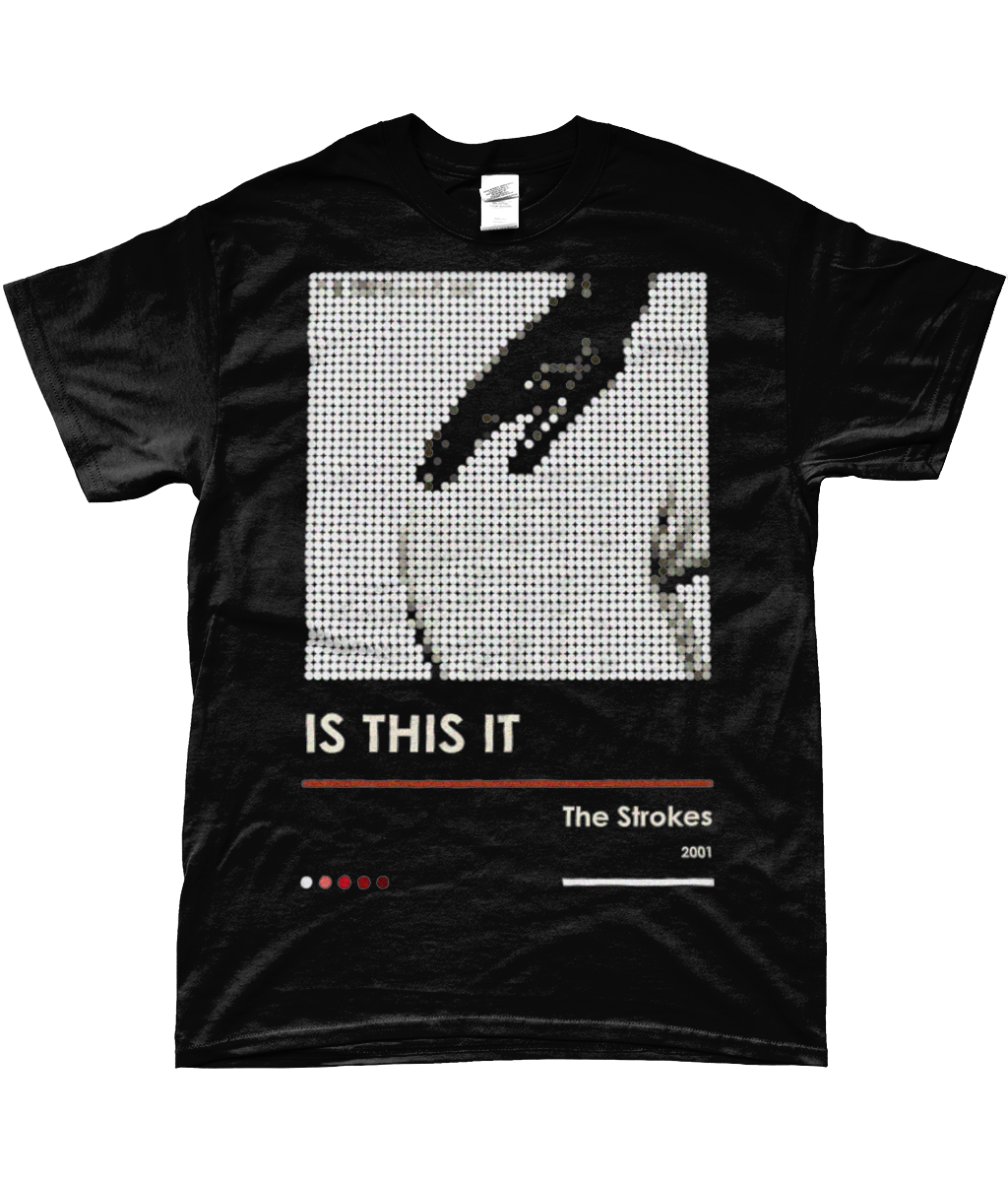 The strokes is this it pixelated t-shirt