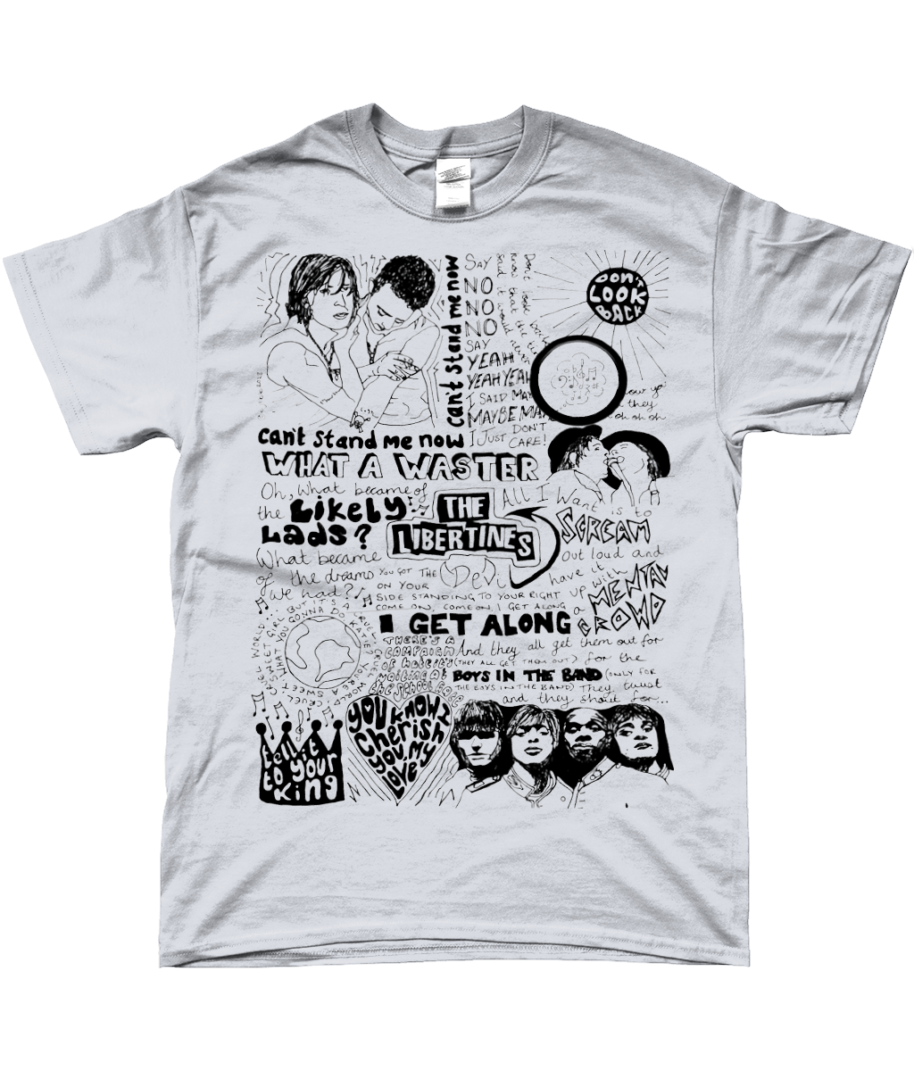 The Libertines doodles t-shirt