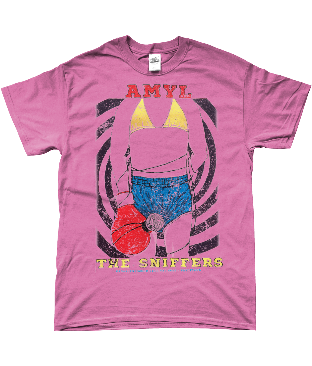 amyl and the sniffers primavera festival 2022 t-shirt