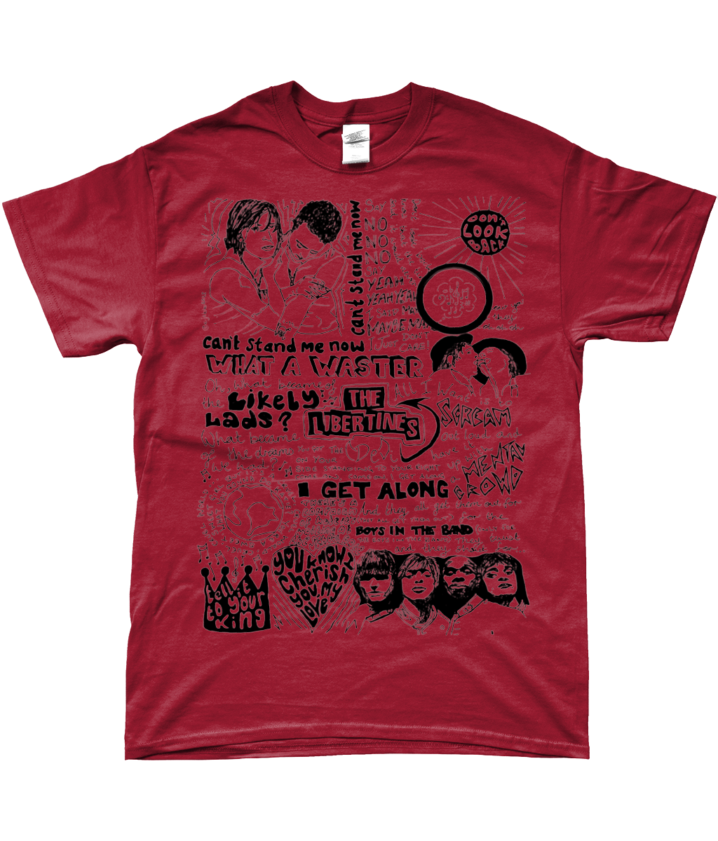 The Libertines doodles t-shirt