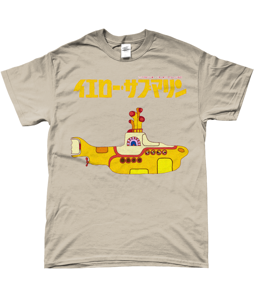 The Beatles Japanese yellow submarine t-shirt