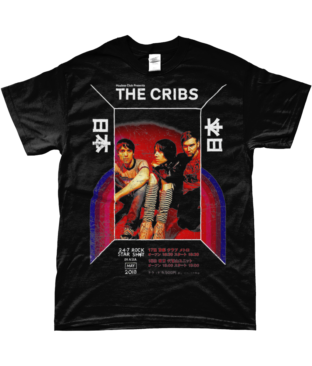 cribs japan tour t-shirt