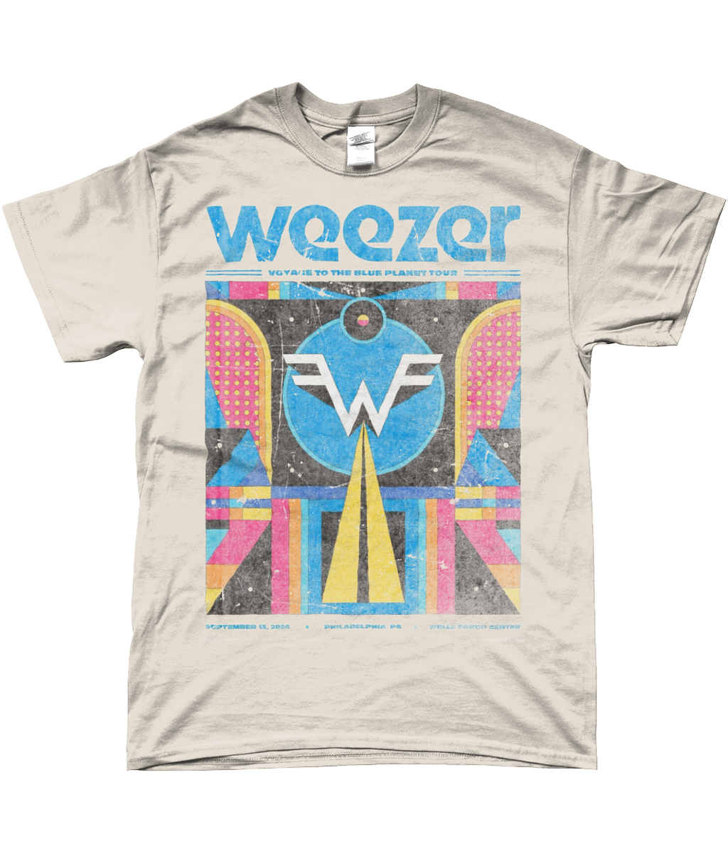 weezer blue planet tour t-shirt