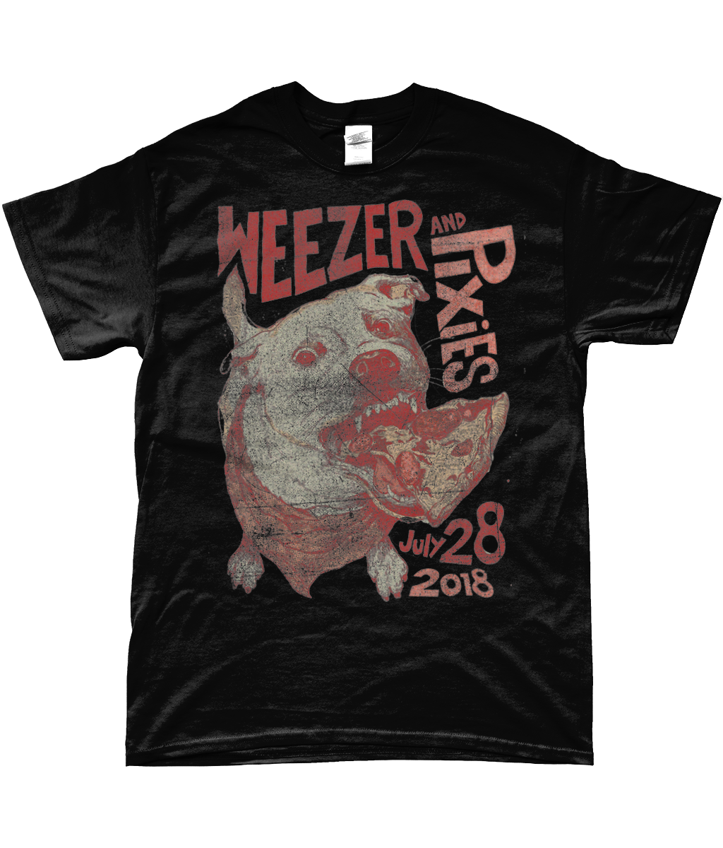 weezer and pixies live july 28th 2018 t-shirt