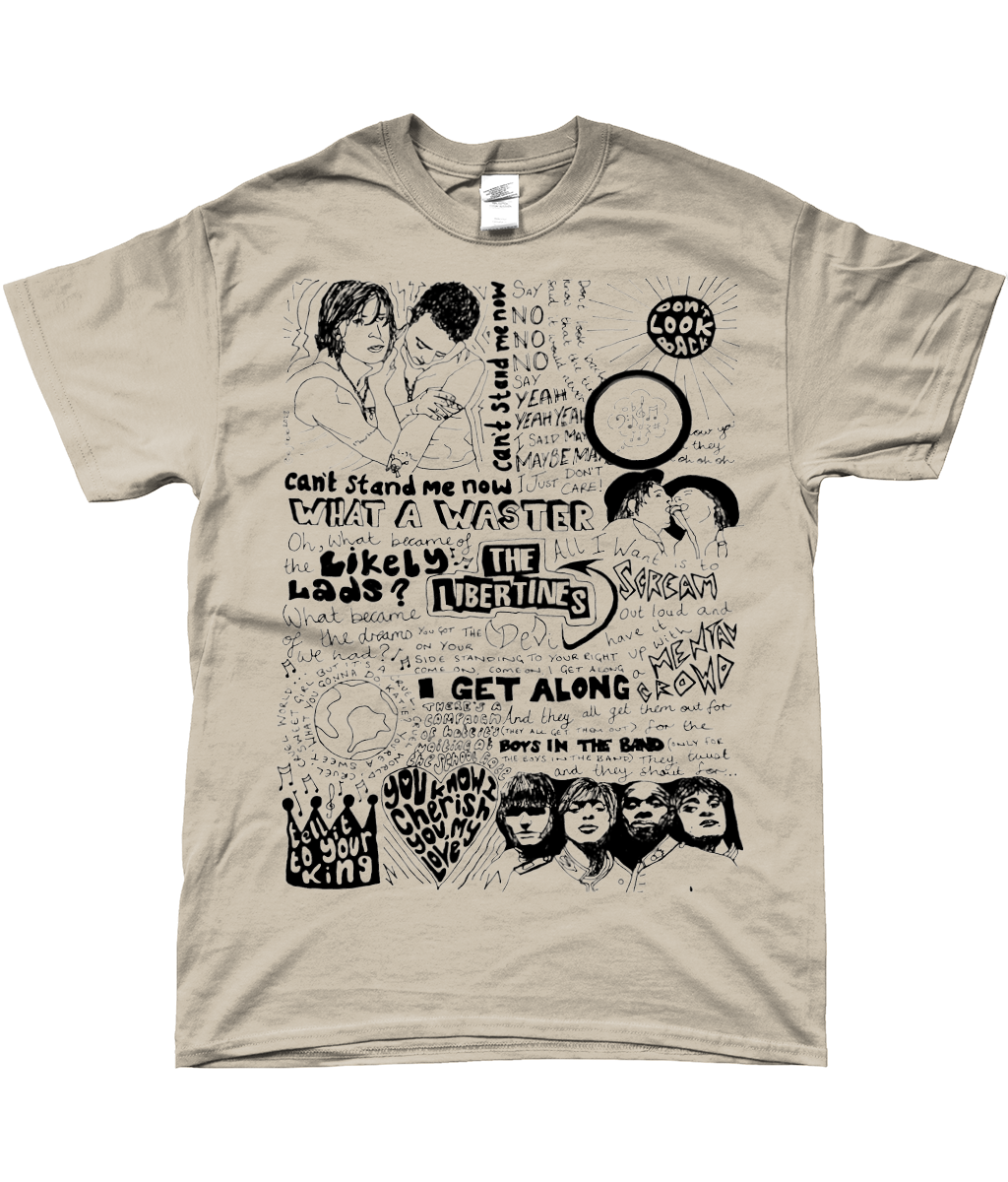 The Libertines doodles t-shirt