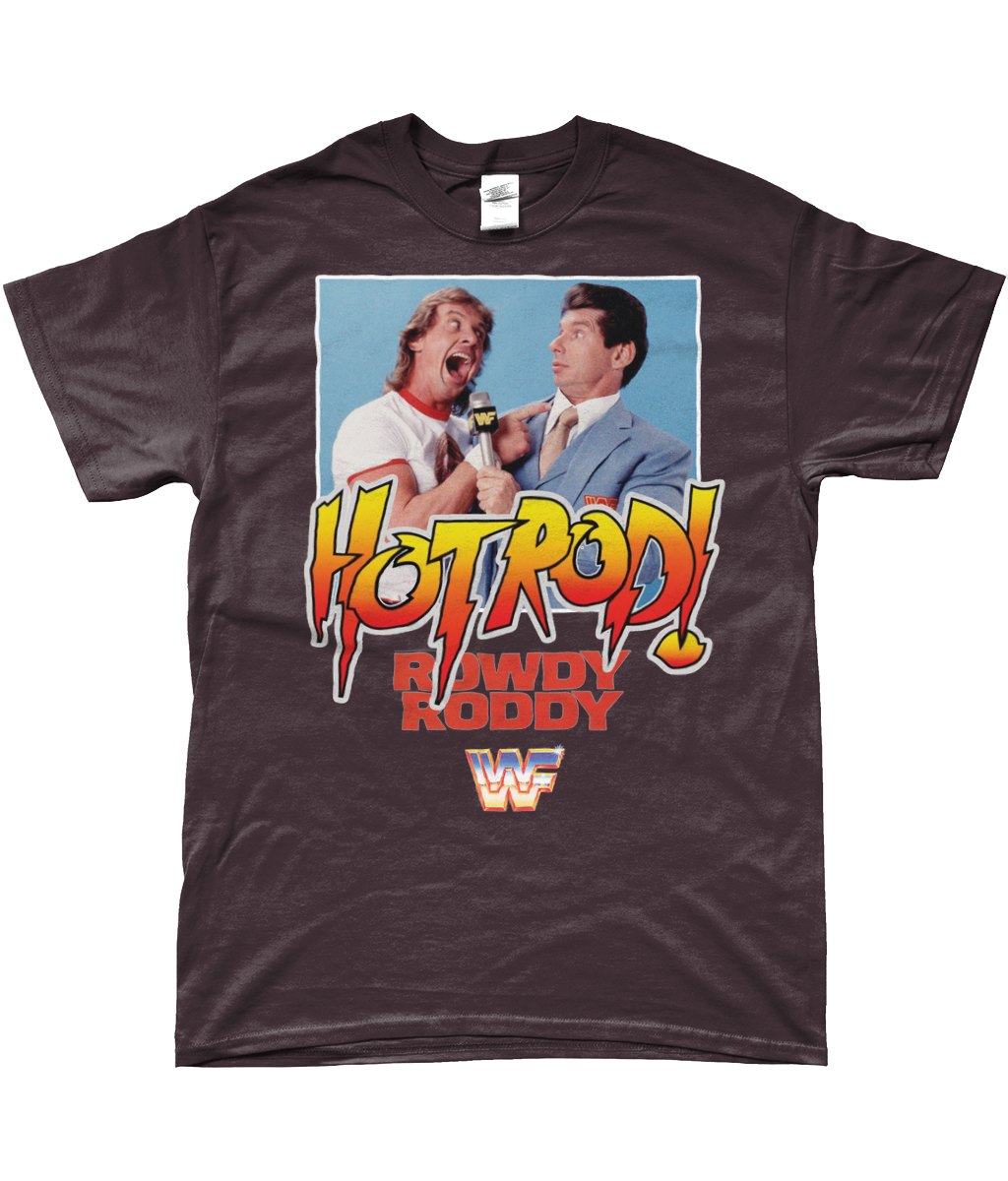 Roddy Piper hotrod WWF t-shirt