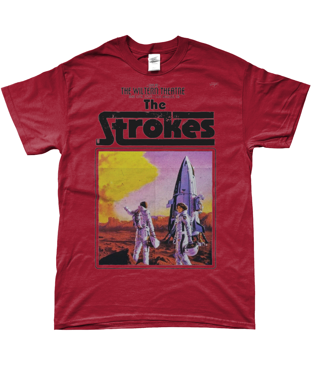 the strokes rocket t-shirt