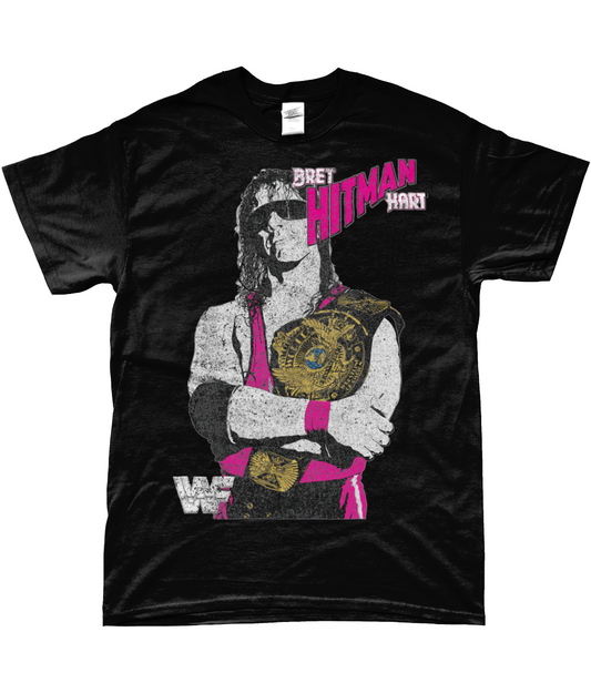 bret the hitman hart t-shirt