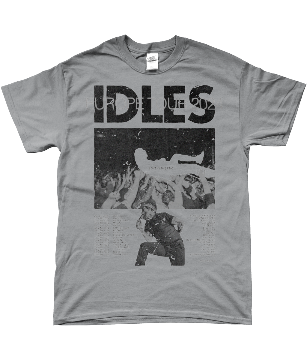 idles europe tour 2024 t-shirt