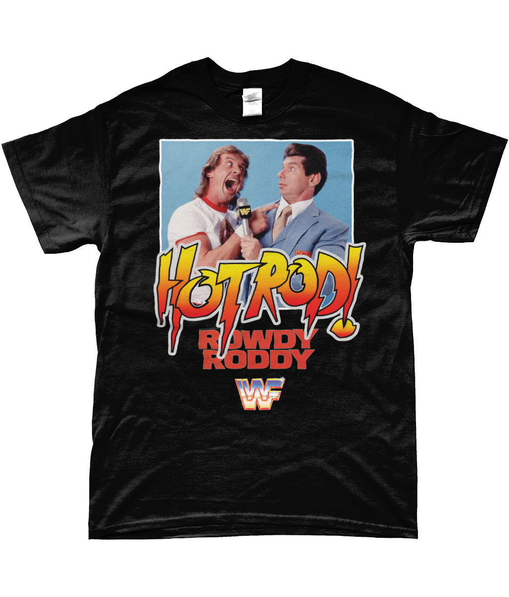 Roddy Piper hotrod WWF t-shirt