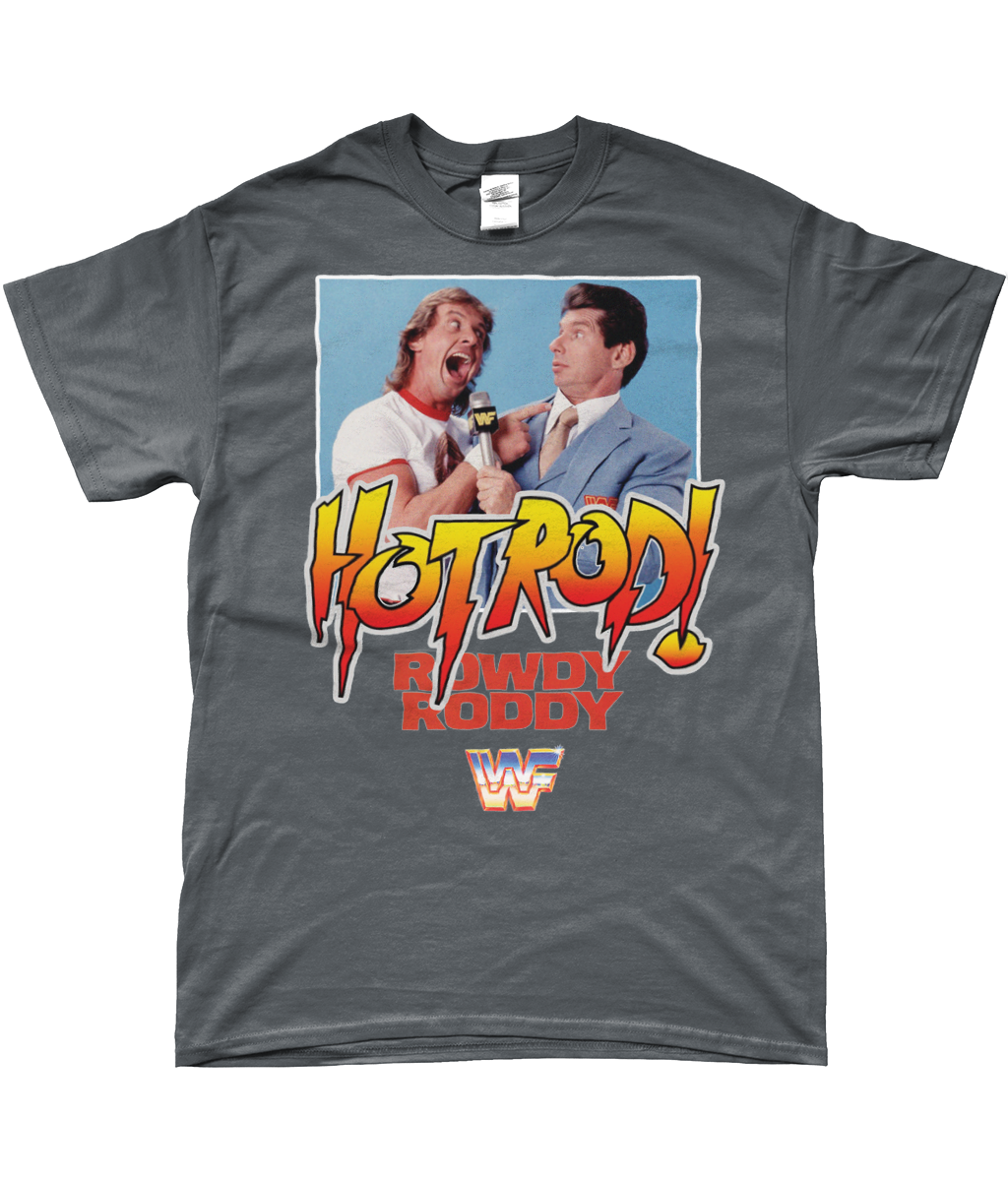 Roddy Piper hotrod WWF t-shirt