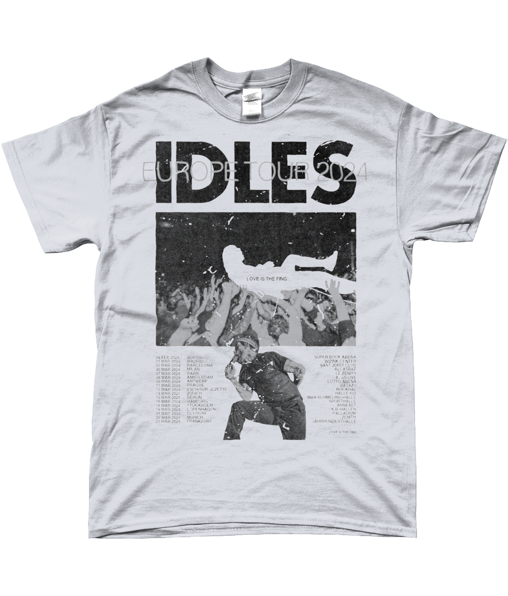 idles europe tour 2024 t-shirt