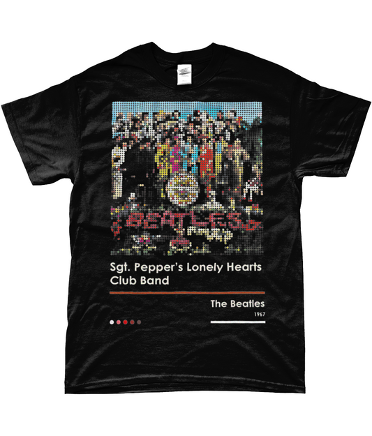 the beatles sgt pepper mosaic t-shirt