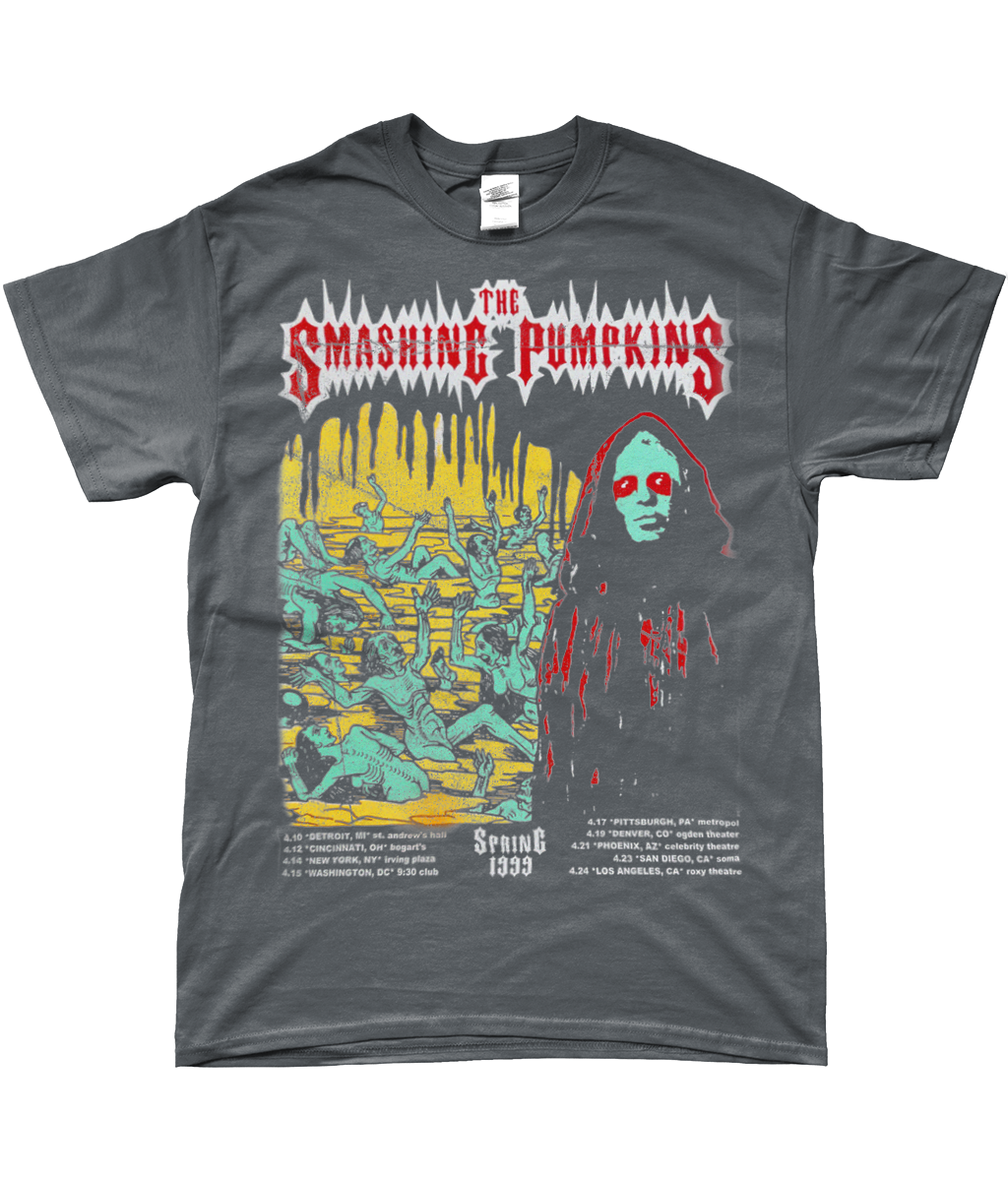 smashing pumpkins spring 1999 tour t-shirt