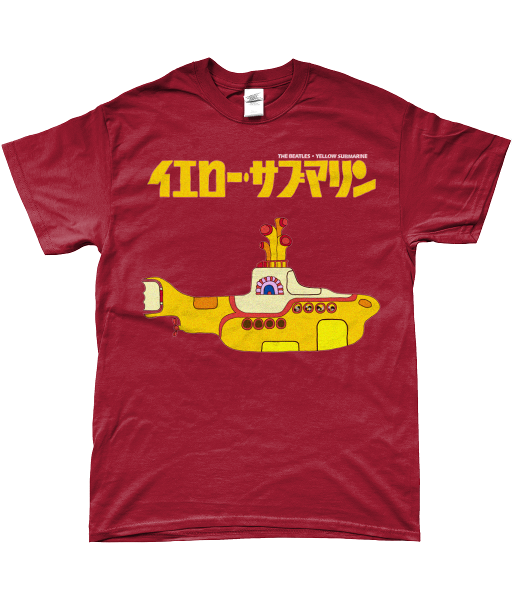 The Beatles Japanese yellow submarine t-shirt