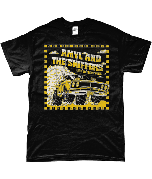 amy and the sniffers and lambrini girls t-shirt