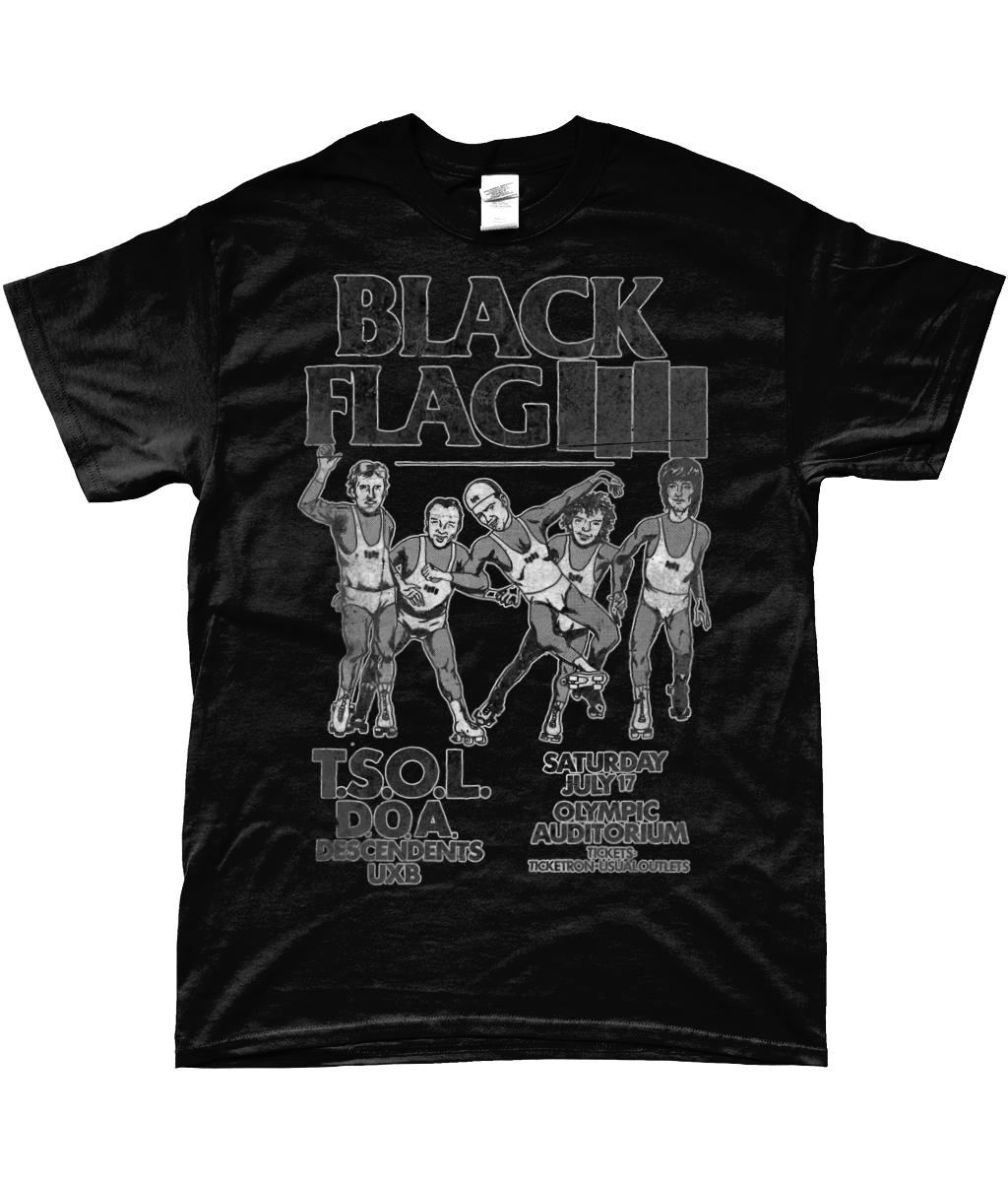 black flag olympic auditorium t-shirt