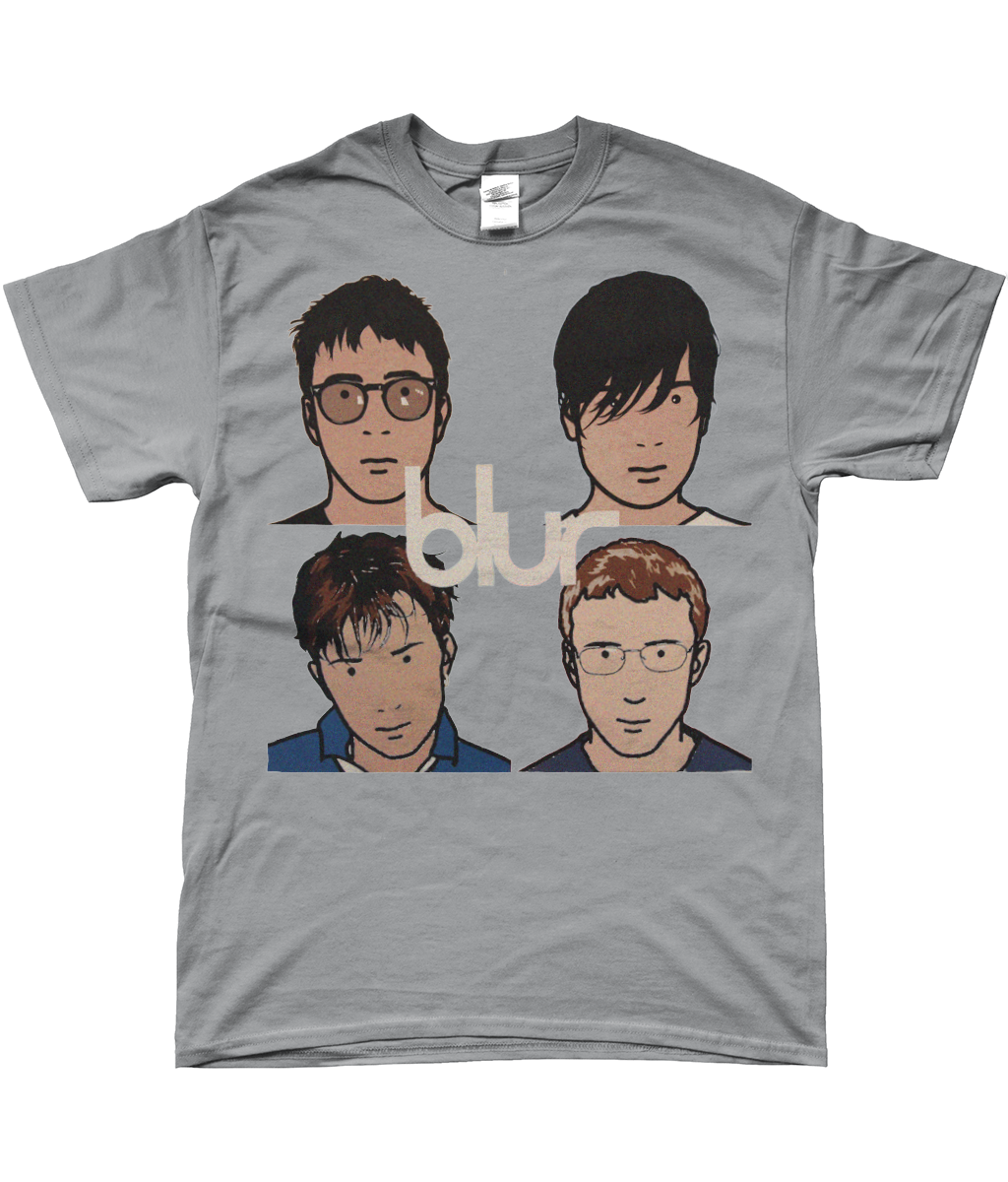 blur faces t-shirt