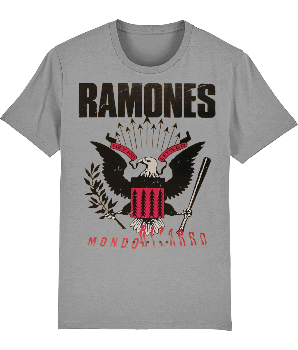 Ramones mondon bizarro tour 1992 organic, premium, soft feel t-shirt