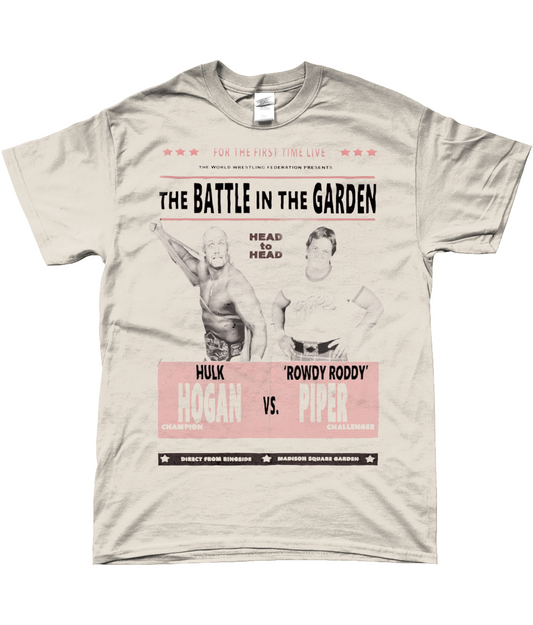 piper v hogan wwf maddison square garden t-shirt