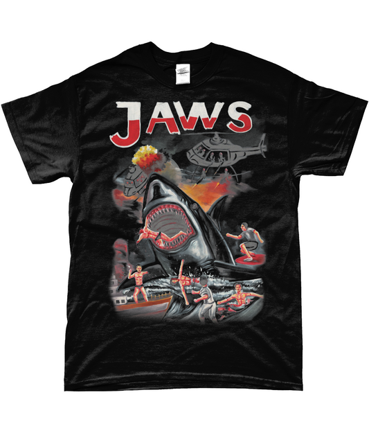 jaws Ghana movie poster t-shirt