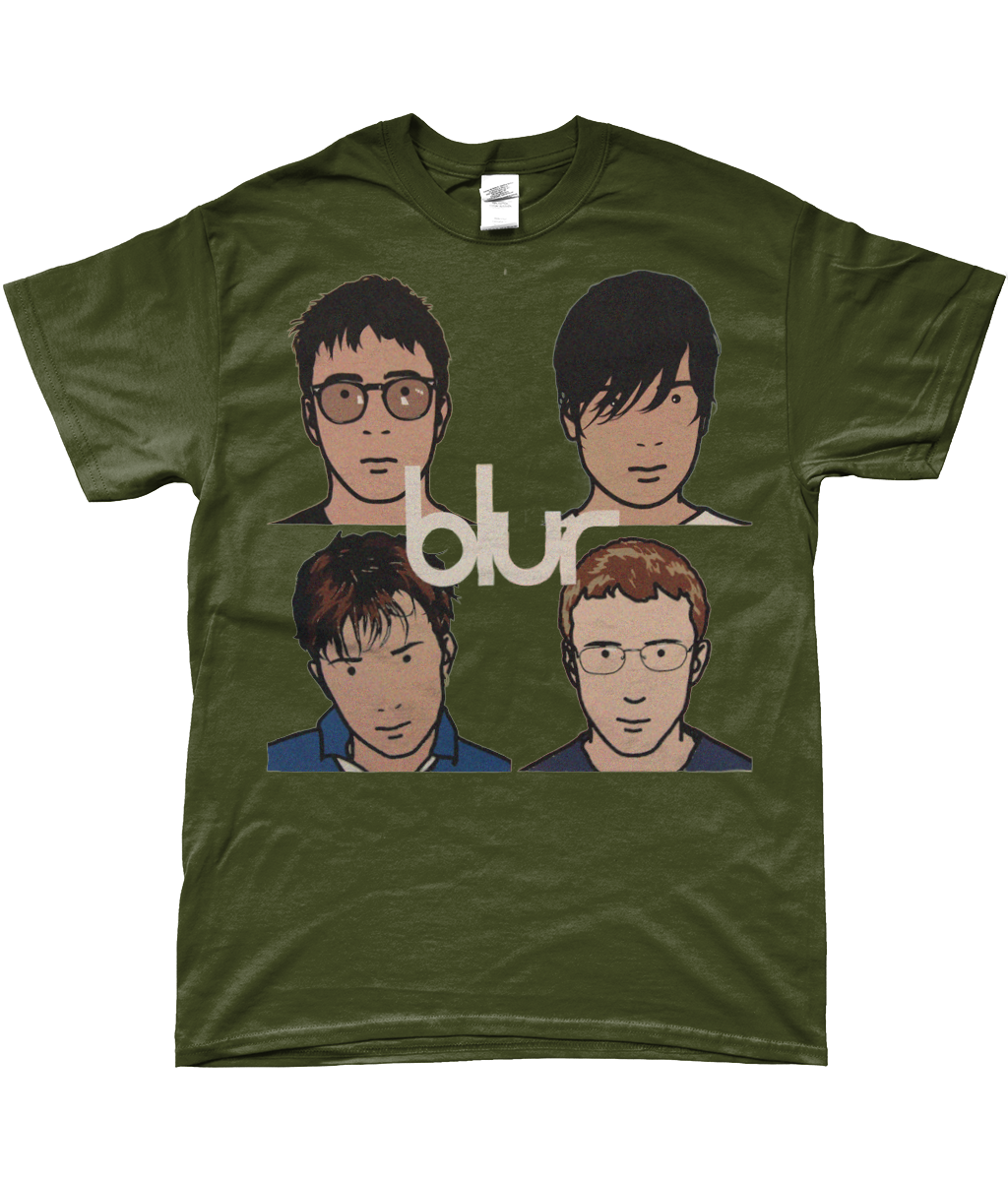 blur faces t-shirt