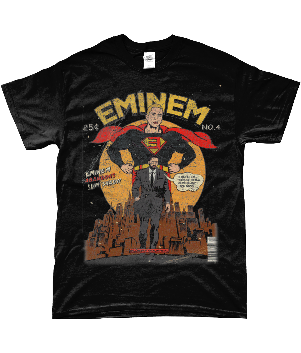 eminem superhero t-shirt